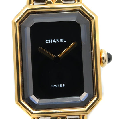 Chanel Watch Premiere M Black Leather — view 3