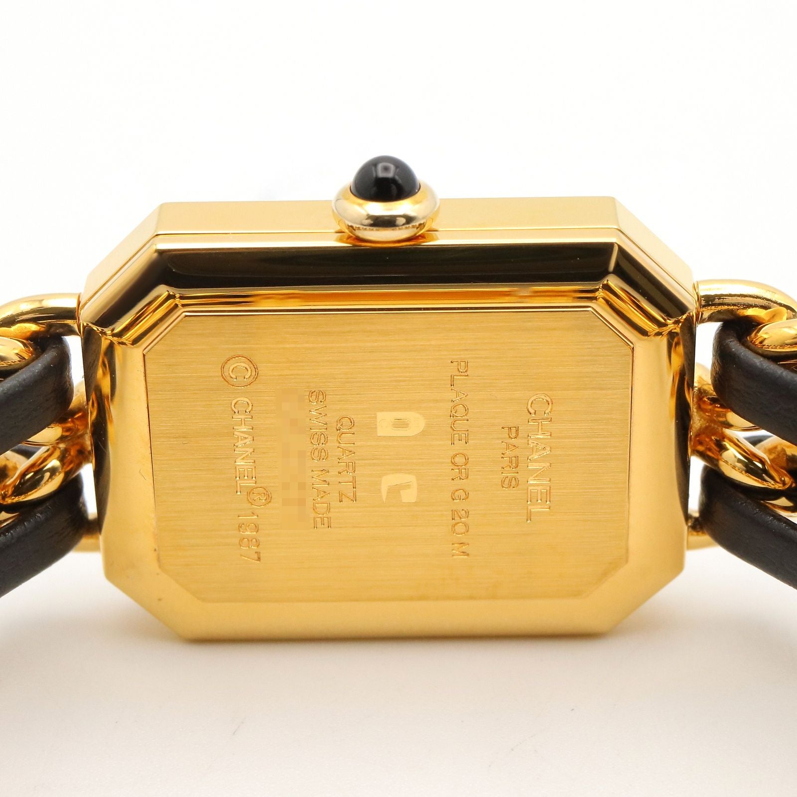 Chanel Watch Premiere M Black Leather — view 6