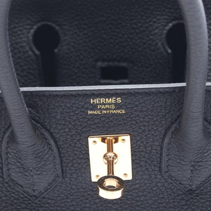 Hermes Handbag Birkin 25 Black Leather — view 4