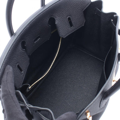 Hermes Handbag Birkin 25 Black Leather — view 3