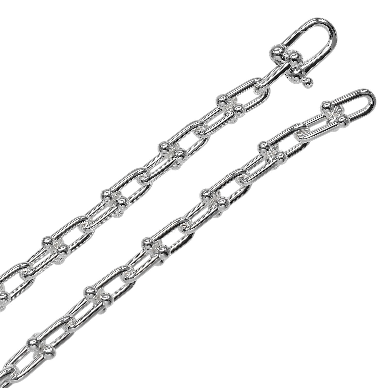 Tiffany & Co Small Link 925 Sterling Silver Necklace — view 7