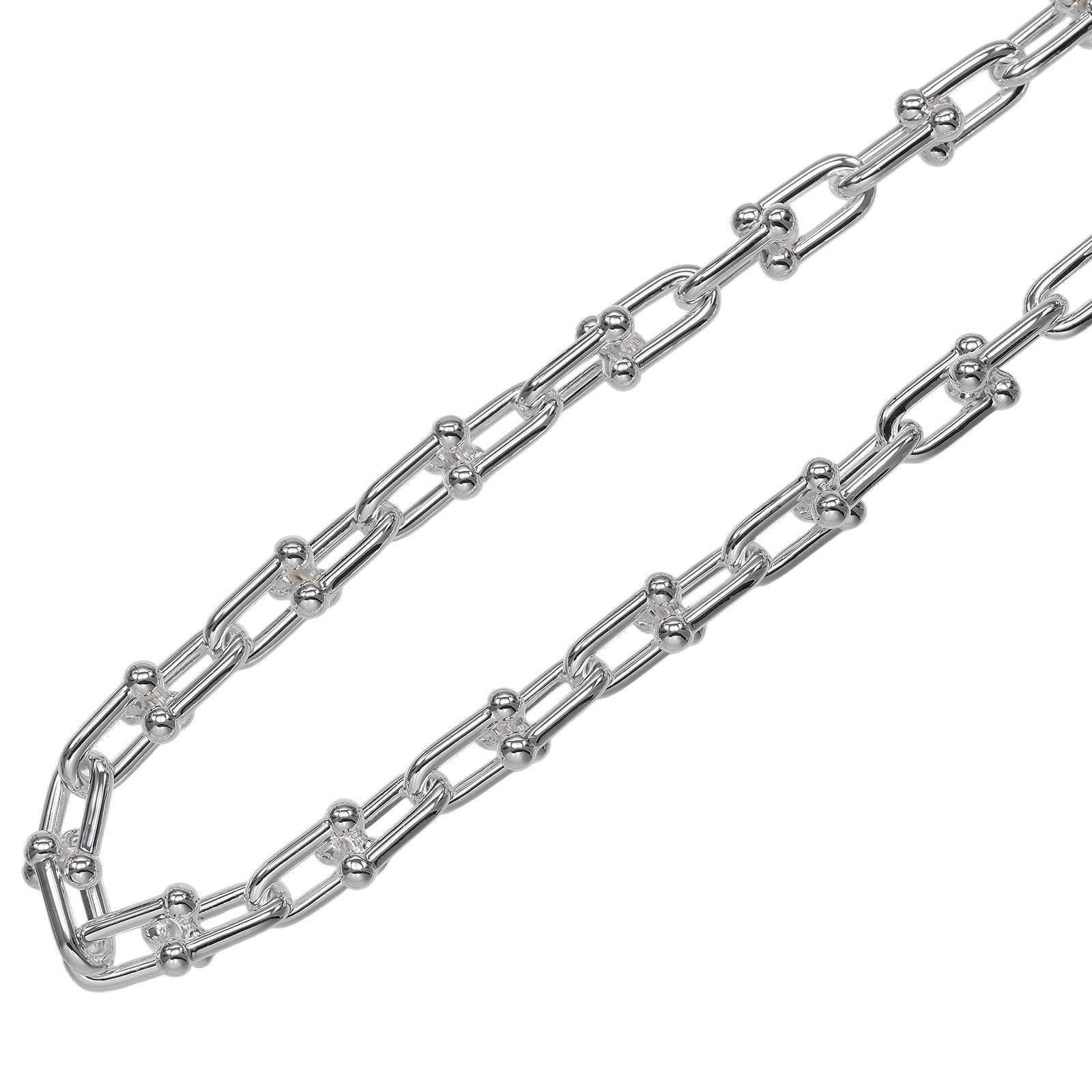Tiffany & Co Small Link 925 Sterling Silver Necklace — view 5