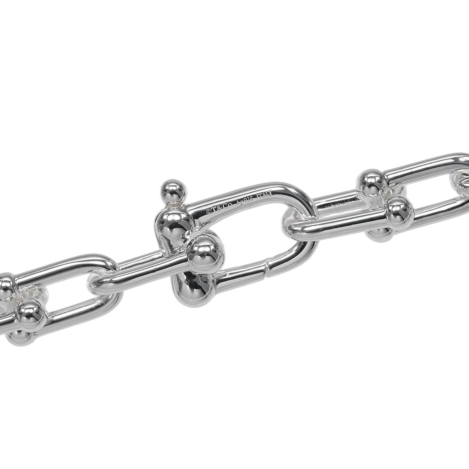 Tiffany & Co Small Link 925 Sterling Silver Necklace — view 4