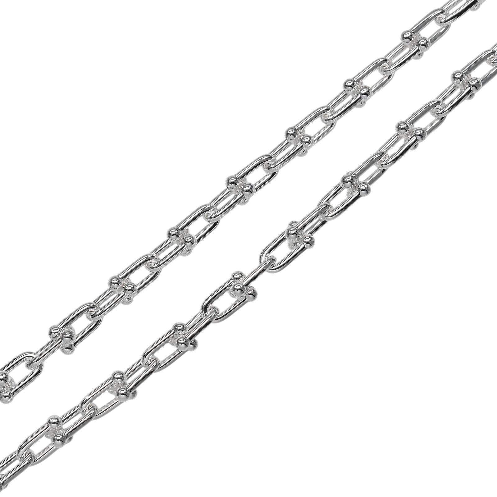 Tiffany & Co Small Link 925 Sterling Silver Necklace — view 6