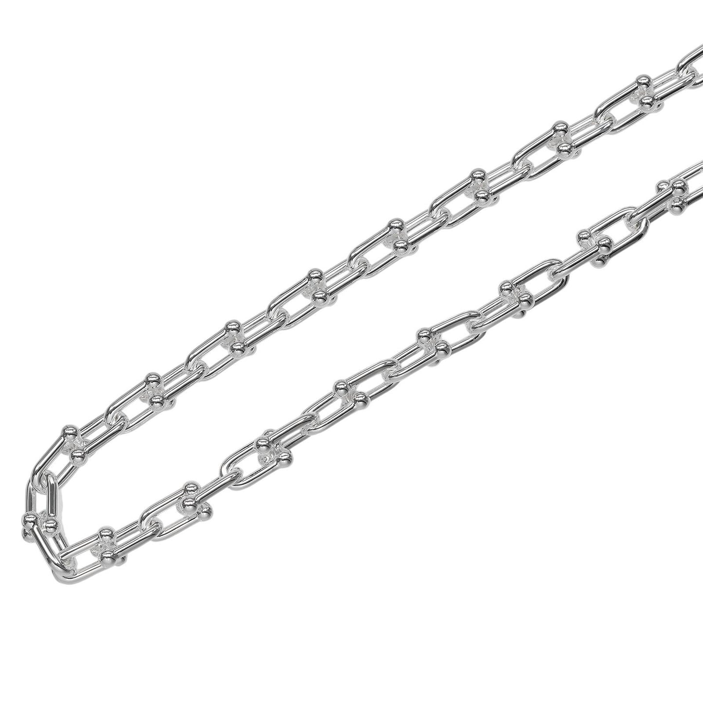 Tiffany & Co Small Link 925 Sterling Silver Necklace — view 5