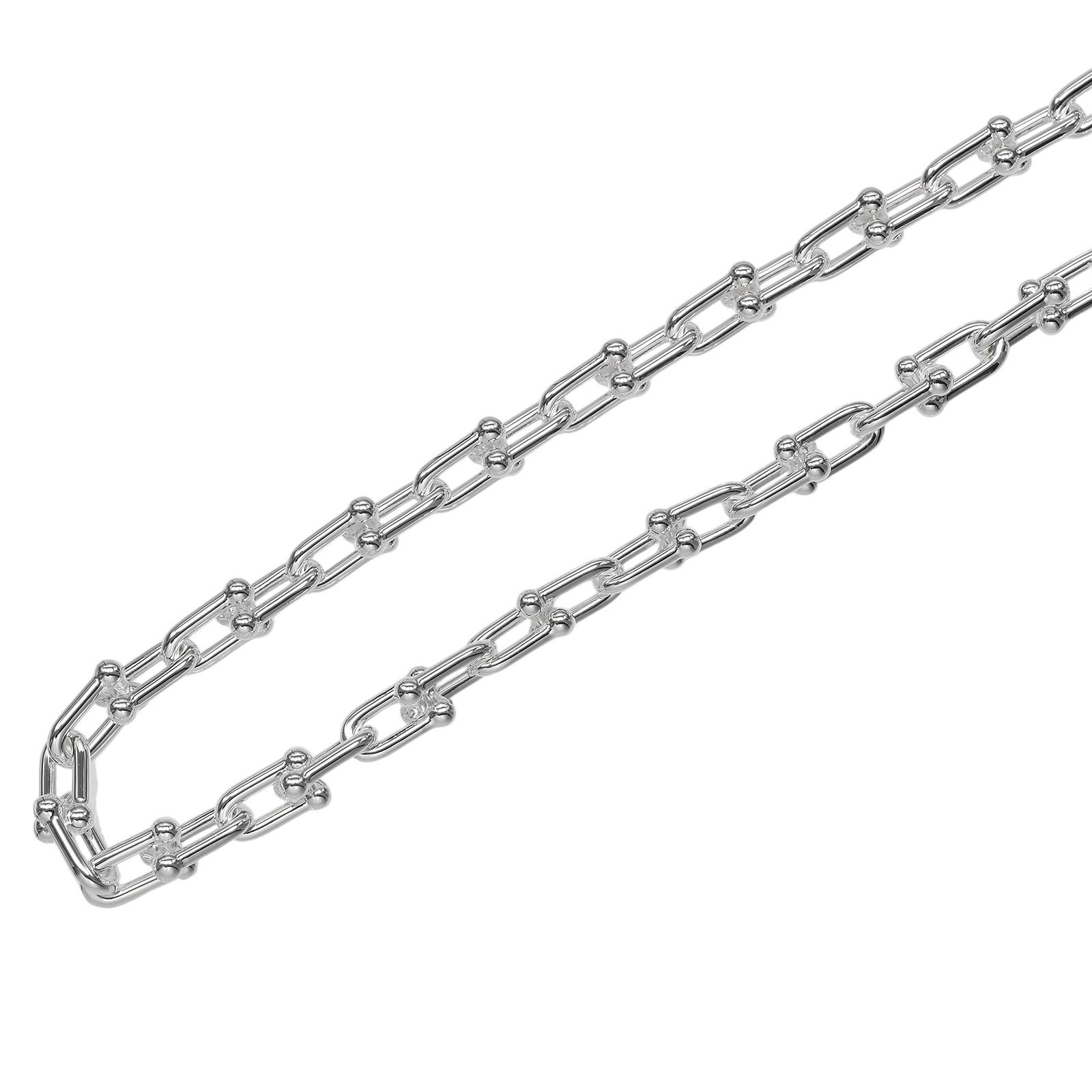 Tiffany & Co Small Link 925 Sterling Silver Necklace — view 5