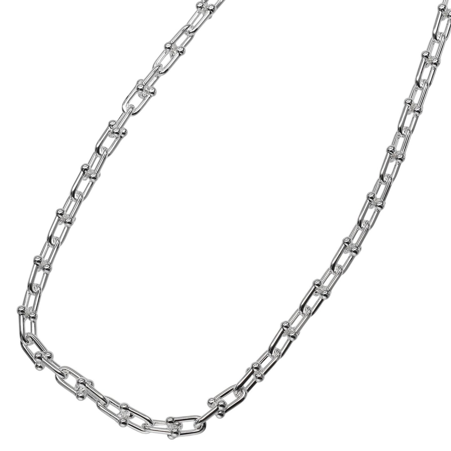 Tiffany & Co Small Link 925 Sterling Silver Necklace — view 3