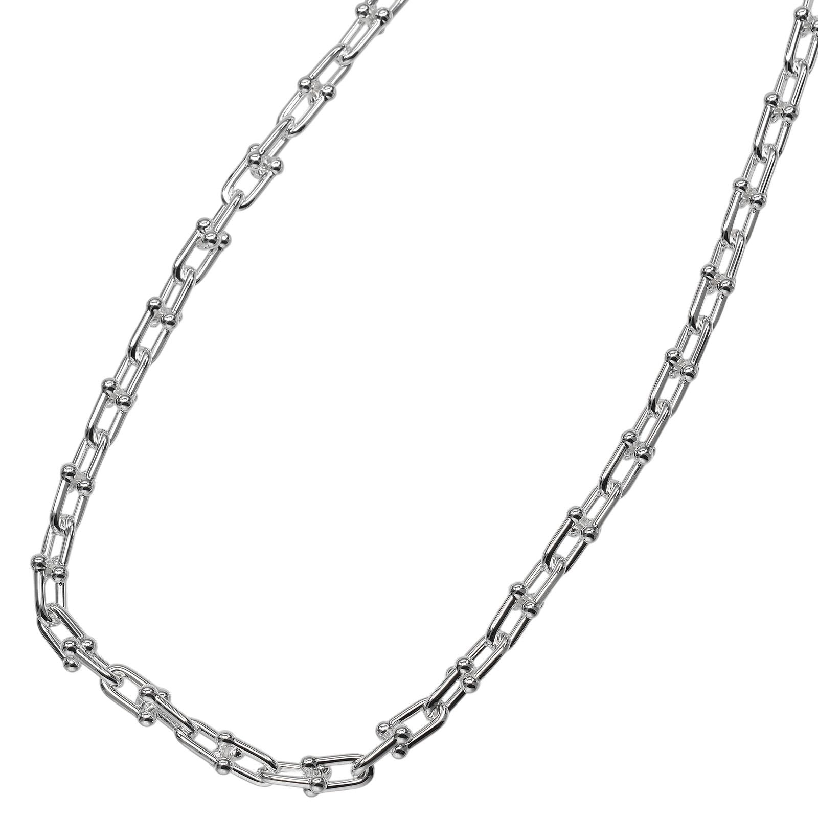 Tiffany & Co Small Link 925 Sterling Silver Necklace — view 3