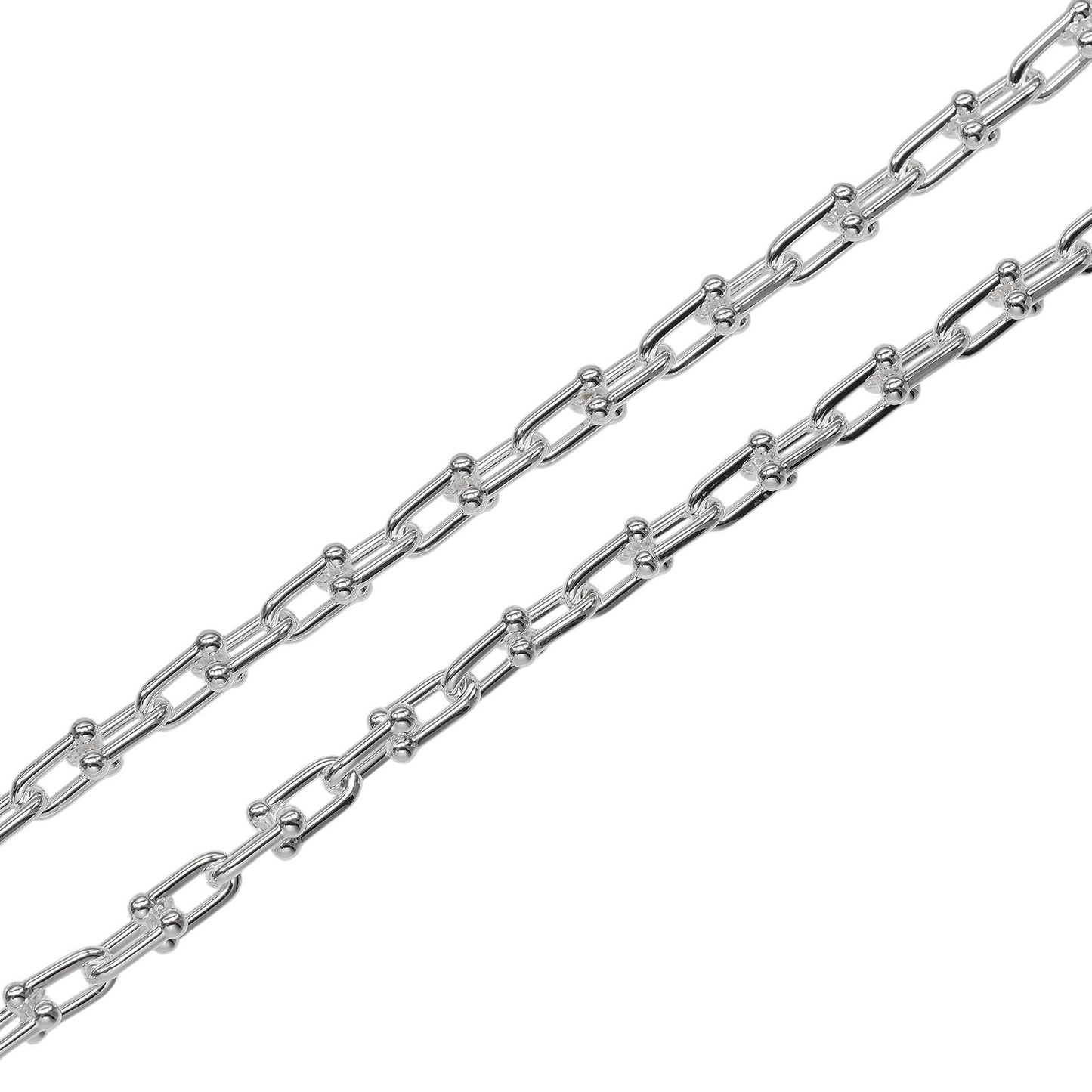 Tiffany & Co Small Link 925 Sterling Silver Necklace — view 6