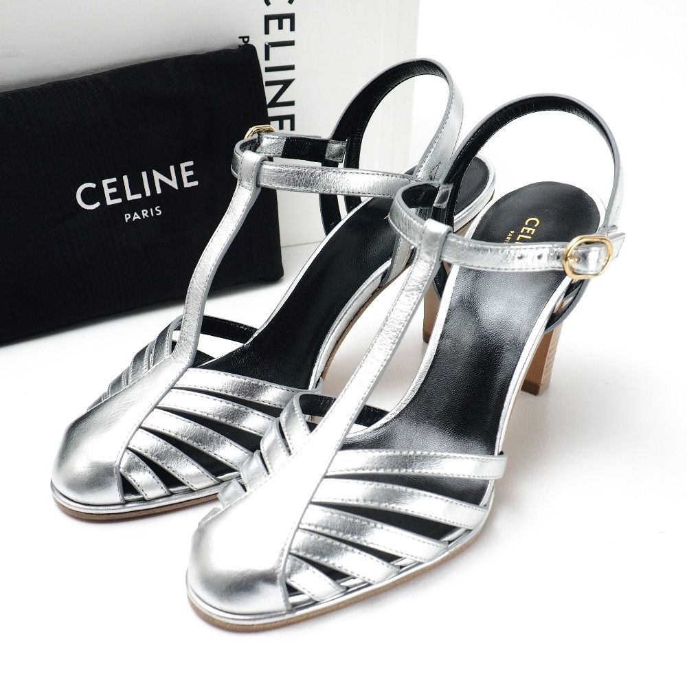 Celine Sandals 35 Ankle Strap Heels