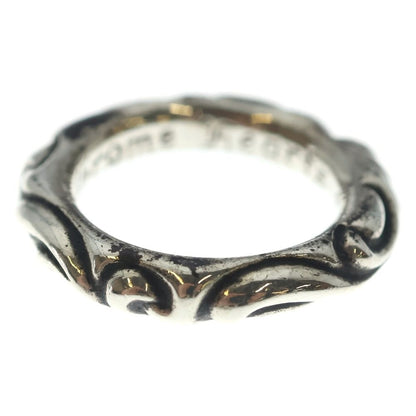 Chrome Hearts Scrl Band Scroll Ring Silver