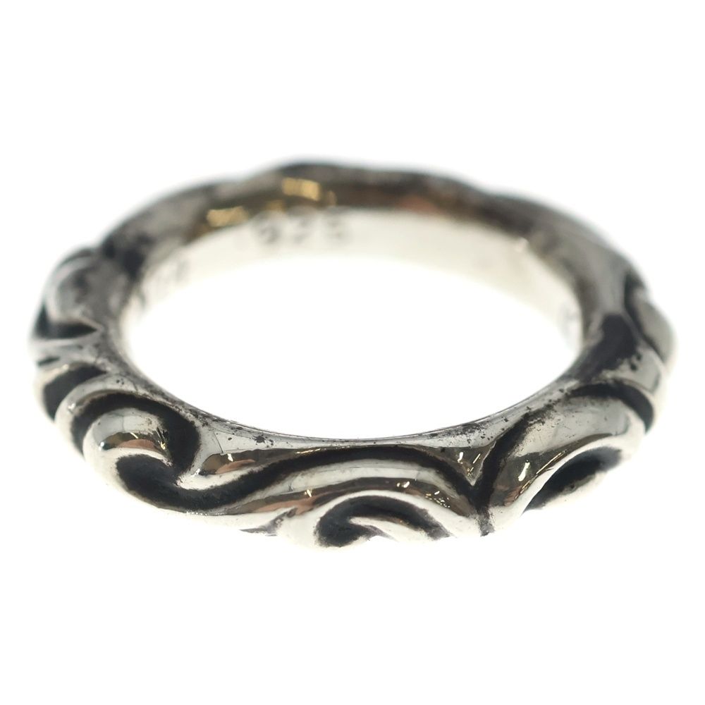 Chrome Hearts Scrl Band Scroll Ring Silver — view 2