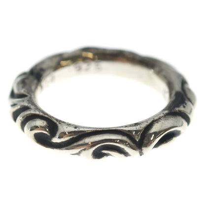 Chrome Hearts Scrl Band Scroll Ring Silver — view 2
