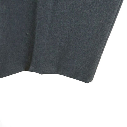 Gucci Two Tuck Pleated Easy Trousers Wool Pants Gray — view 5
