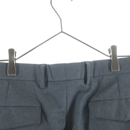 Gucci Two Tuck Pleated Easy Trousers Wool Pants Gray — view 4