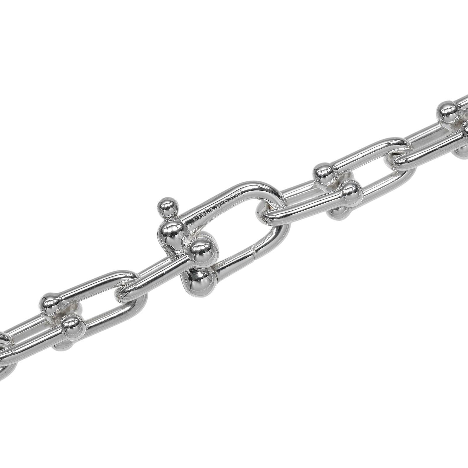 Tiffany & Co Small Link 925 Sterling Silver Necklace — view 4