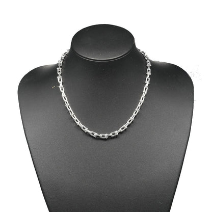 Tiffany & Co Small Link 925 Sterling Silver Necklace — view 2