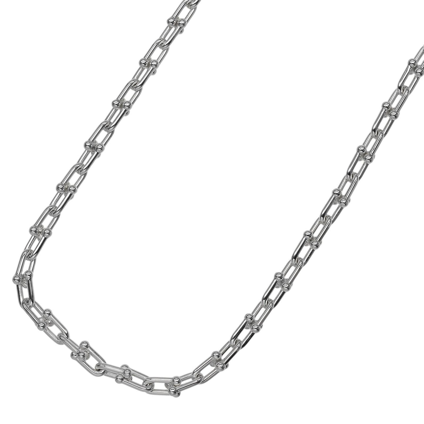 Tiffany & Co Small Link 925 Sterling Silver Necklace — view 3