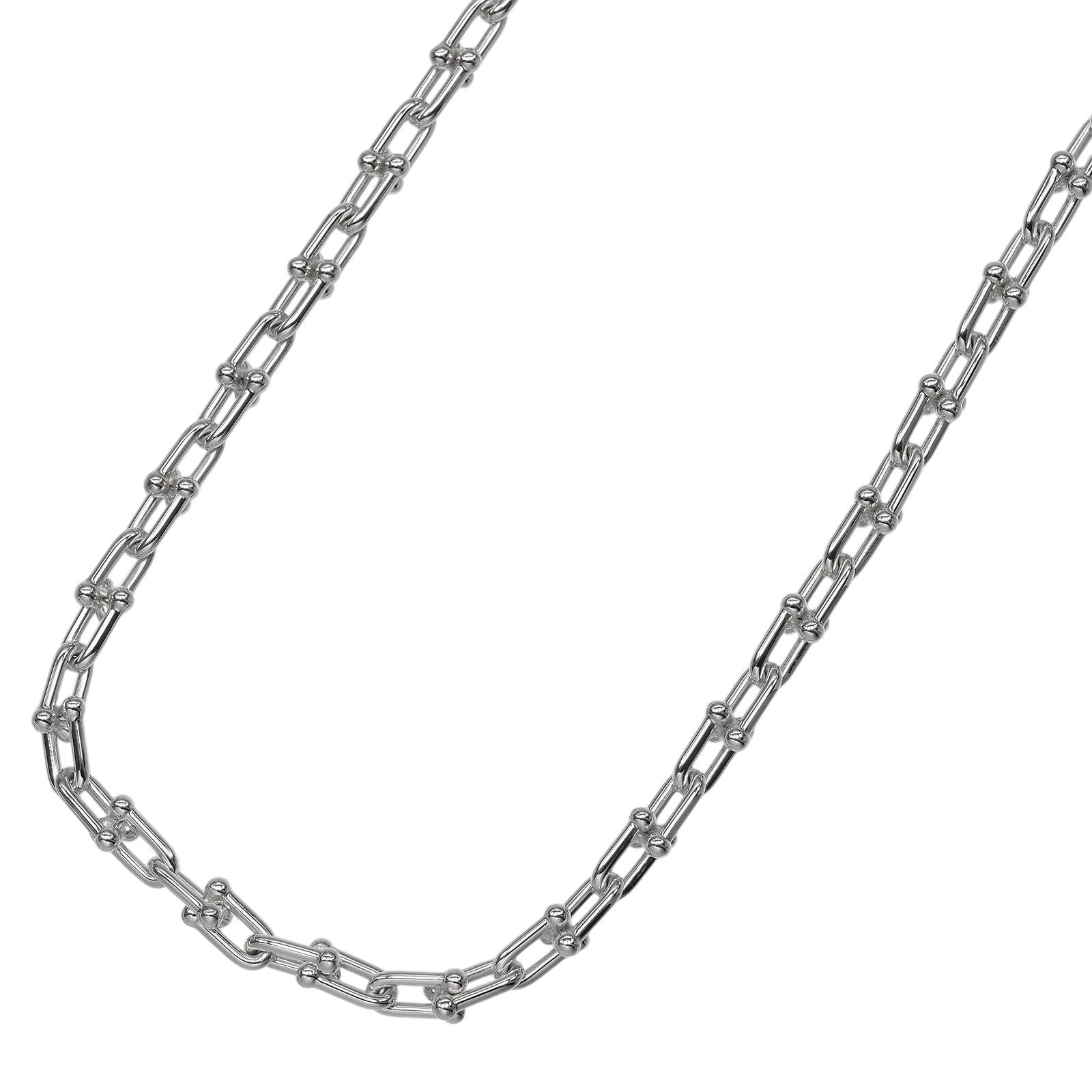 Tiffany & Co Small Link 925 Sterling Silver Necklace — view 3