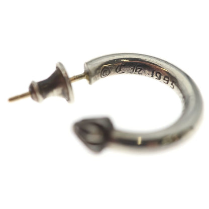 Chrome Hearts Hoop Plain Earrings Silver — view 5