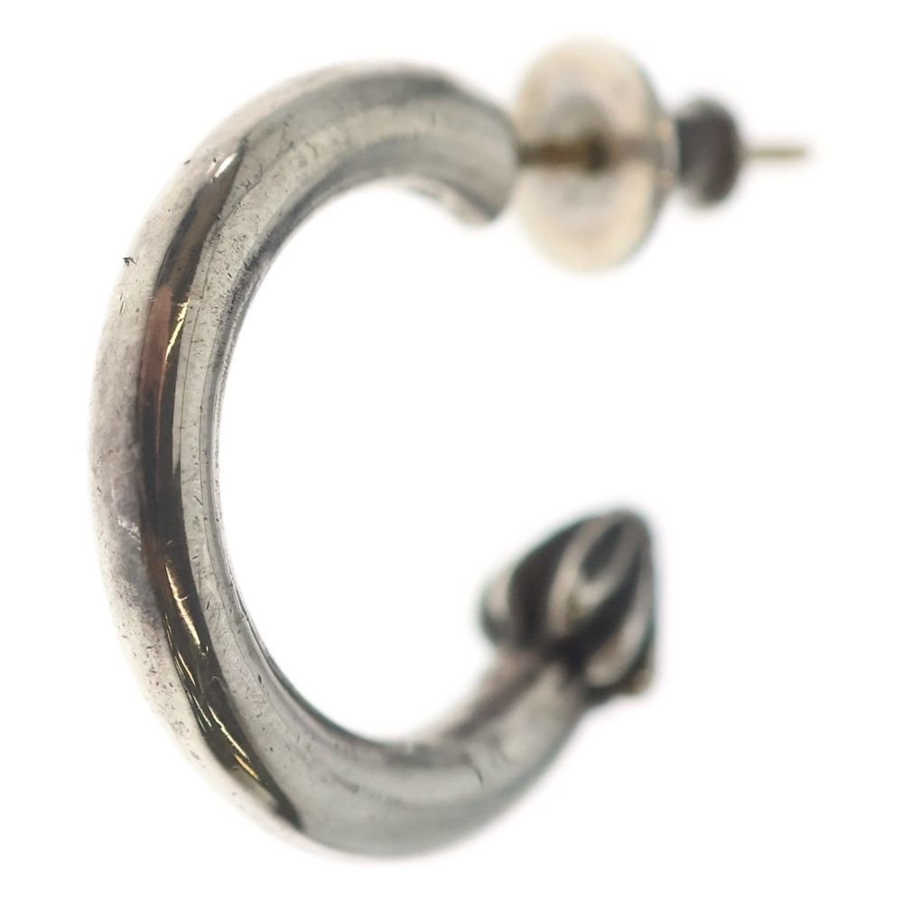 Chrome Hearts Hoop Plain Earrings Silver