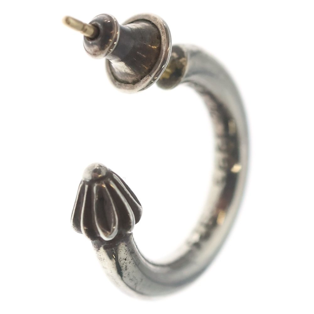 Chrome Hearts Hoop Plain Earrings Silver — view 2