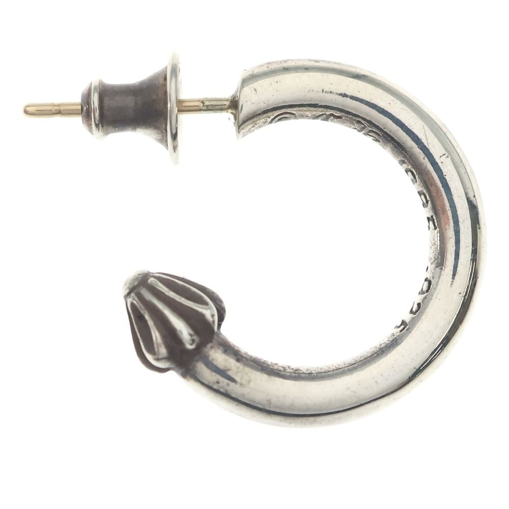 Chrome Hearts Hoop Plain Earrings Silver — view 4