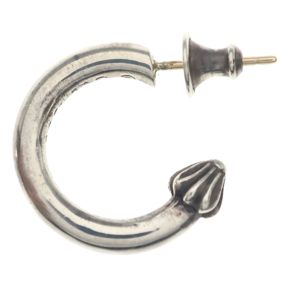Chrome Hearts Hoop Plain Earrings Silver — view 3
