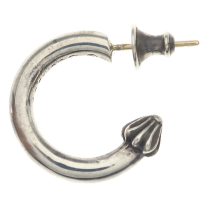 Chrome Hearts Hoop Plain Earrings Silver — view 3