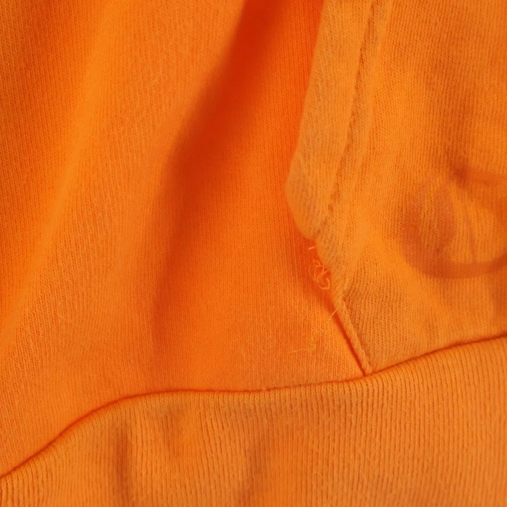 Chrome Hearts Off White HD Plvr Off Logo Print Pullover Hoodie Orange — view 3