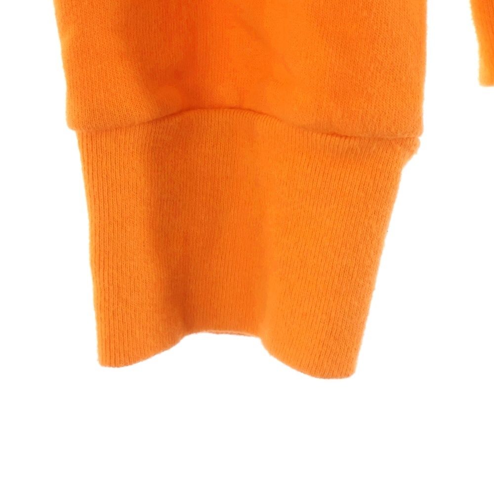 Chrome Hearts Off White HD Plvr Off Logo Print Pullover Hoodie Orange — view 4