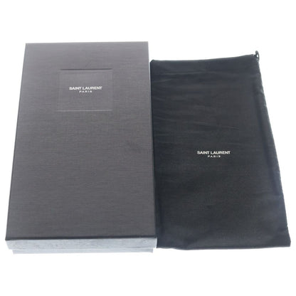 Saint Laurent Paris Wallet with Front Logo Card Pocket Black — view 6