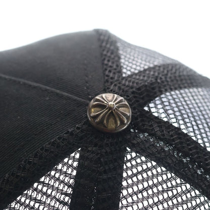 Chrome Hearts Verticallogo Vertical Logo Crossball Trucker Mesh Cap Hat — view 7