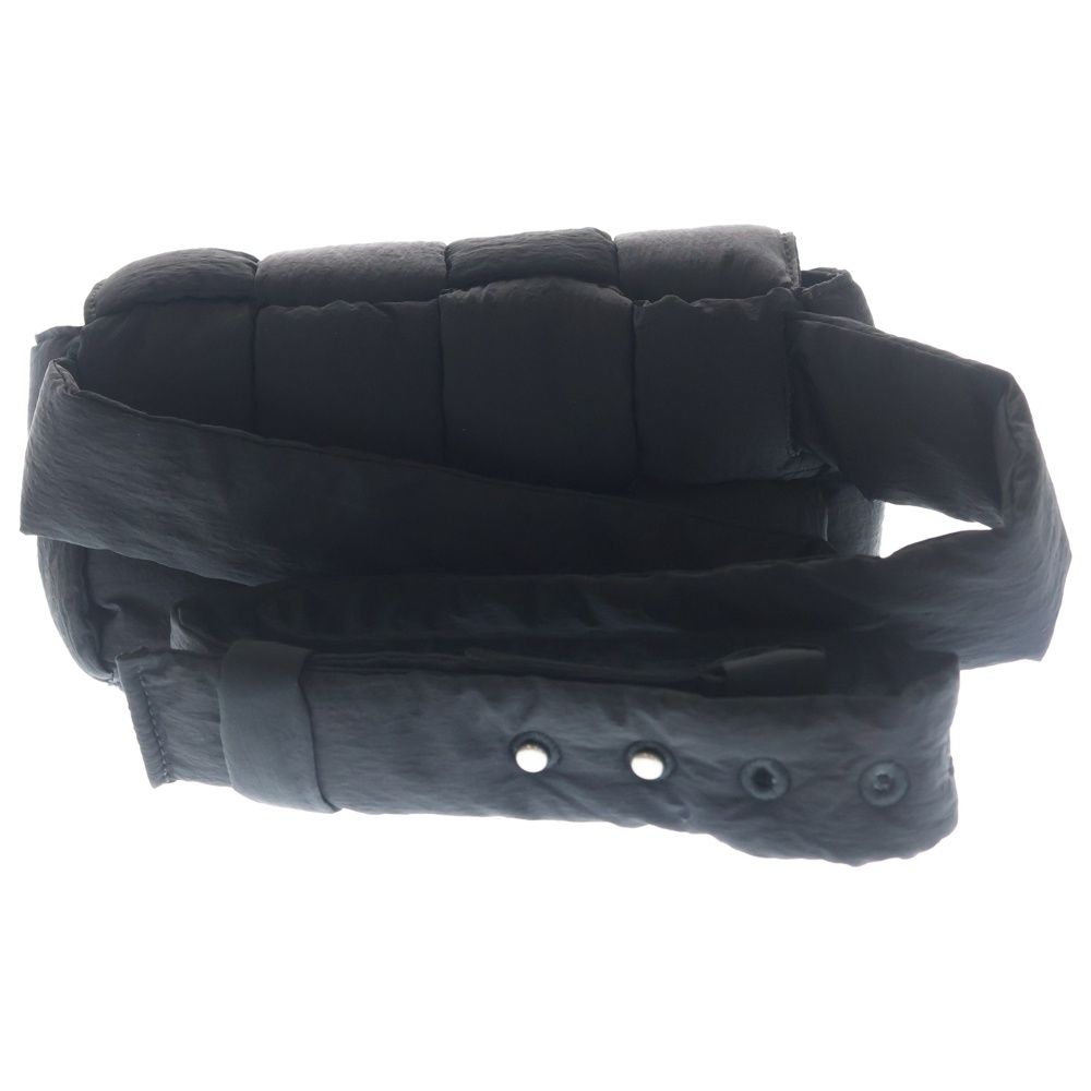 Bottega Veneta Padded Tech Cassette Mini Shoulder Bag Black — view 2