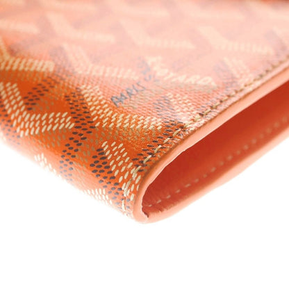 Goyard Seaple Pouch PM Shoulder Bag Leather Orange Silver — view 5