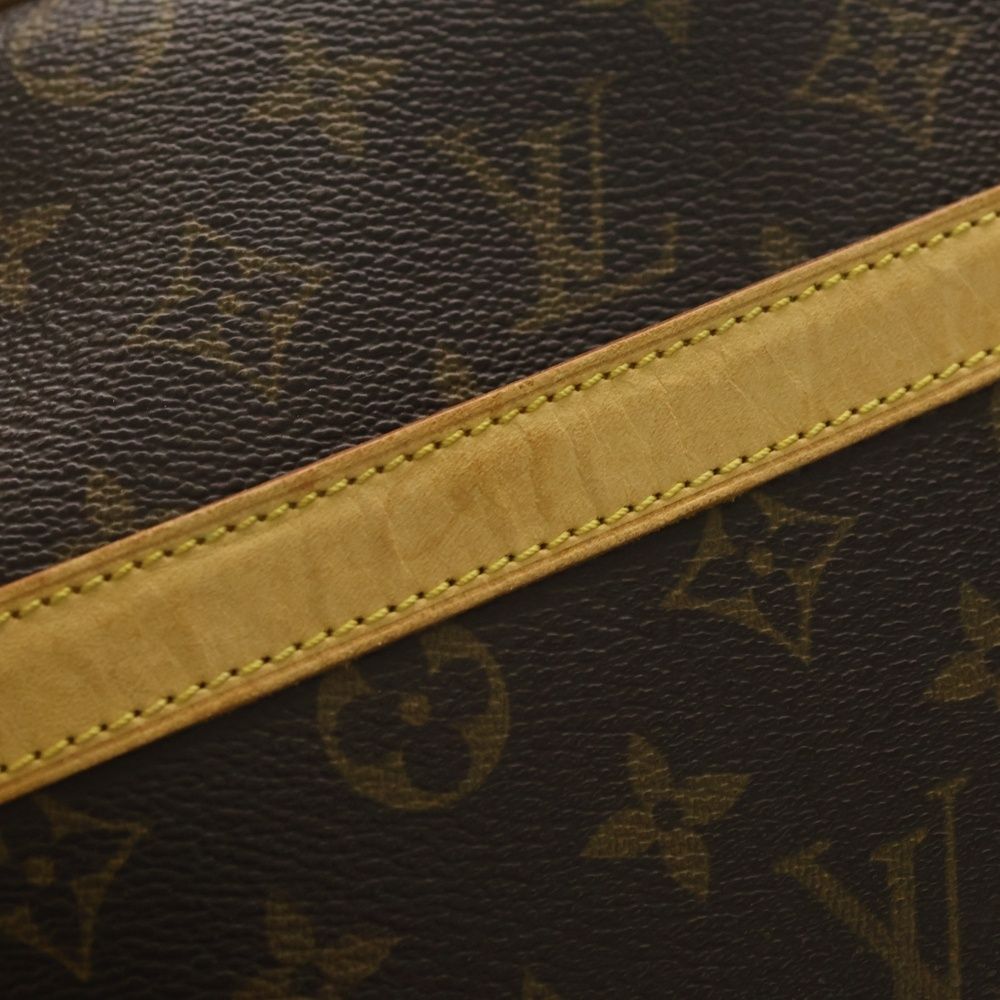 Louis Vuitton Reporter GM Monogram Leather Shoulder Bag Gold Brown — view 5