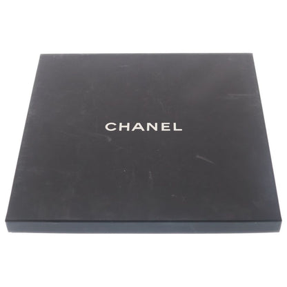 Chanel CC Logo Ribbon Cashmere Beanie Hat Knit Cap Black Gold — view 8