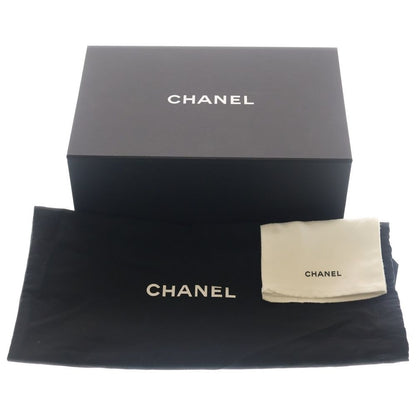 Chanel Quilted Chain Mini Shoulder Bag Black Lamb Gold — view 6