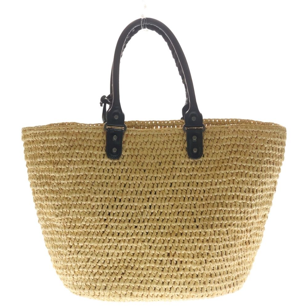 Balenciaga Pannier Tote Basket Beige Black Leather Gold — view 2