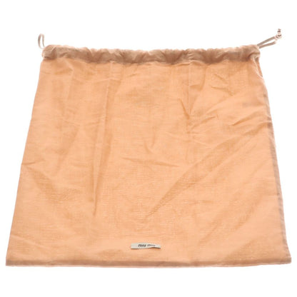 Miu Miu Raso Silk Blend Drawstring Bag Pink — view 6