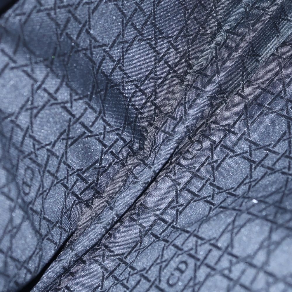 Dior Cannage Denim Tote Shoulder Bag Black Silver — view 4
