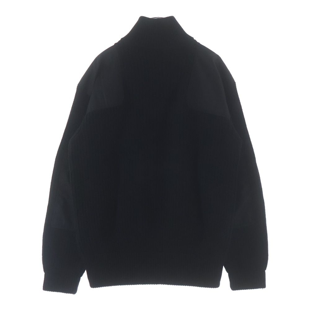 Prada Re-Nylon Triangle Logo Shoulder Cut Replacement Cashmere Blend Wool Knit — view 2