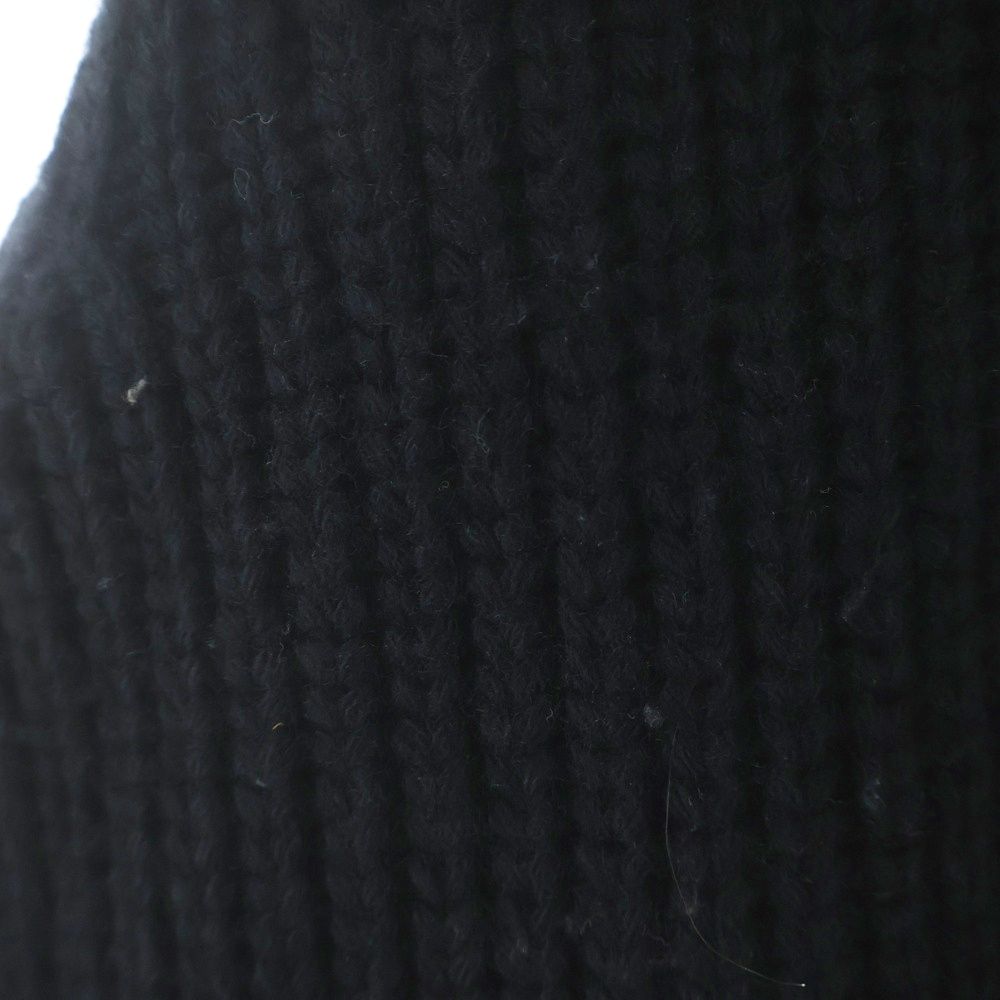 Prada Re-Nylon Triangle Logo Shoulder Cut Replacement Cashmere Blend Wool Knit — view 4