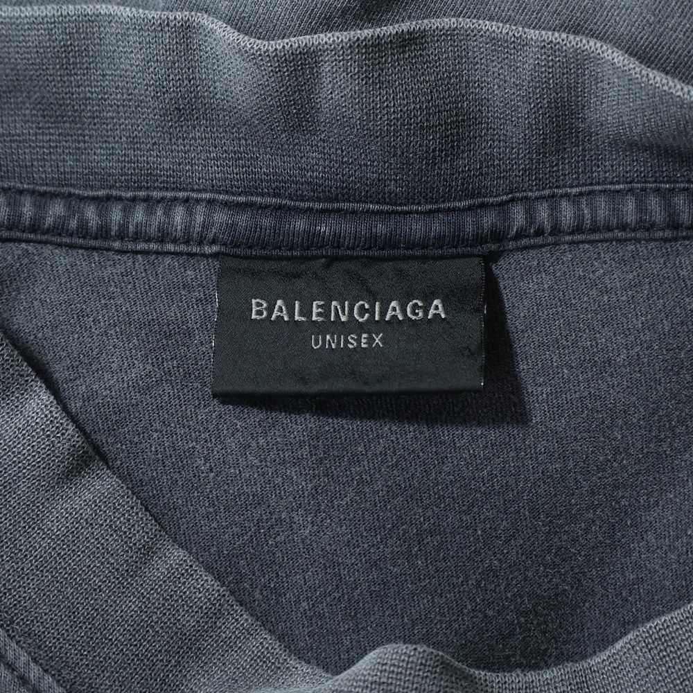 Balenciaga Oversized T-Shirt Front Logo — view 6
