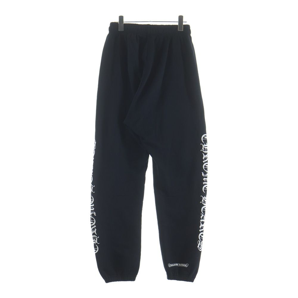 Chrome Hearts Sweatshirt Pants Scroll Label Side Logo Print Long Black — view 2