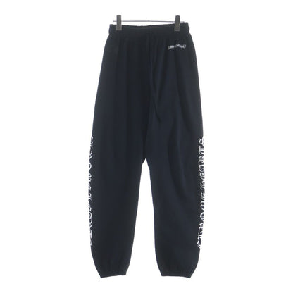 Chrome Hearts Sweatshirt Pants Scroll Label Side Logo Print Long Black