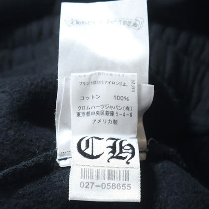 Chrome Hearts Sweatshirt Pants Scroll Label Side Logo Print Long Black — view 8
