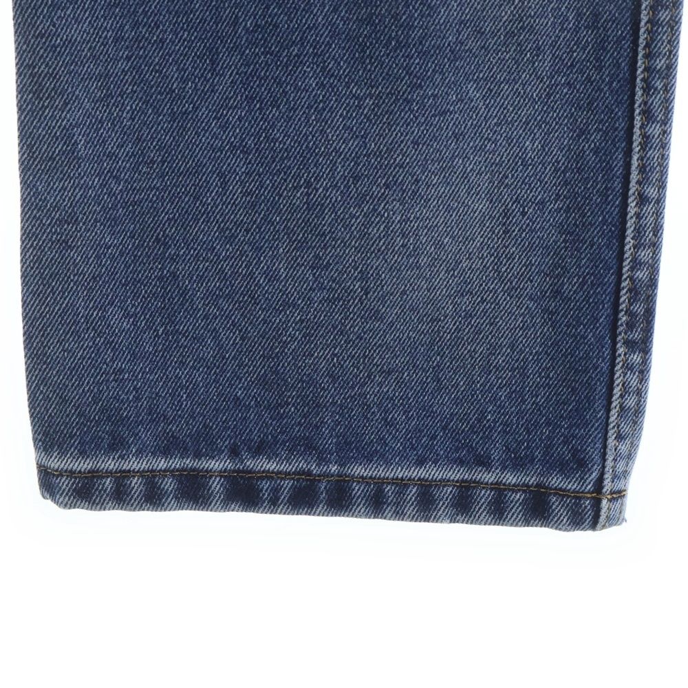 Dior Regular Fit White Cotton Denim Pants Indigo — view 5