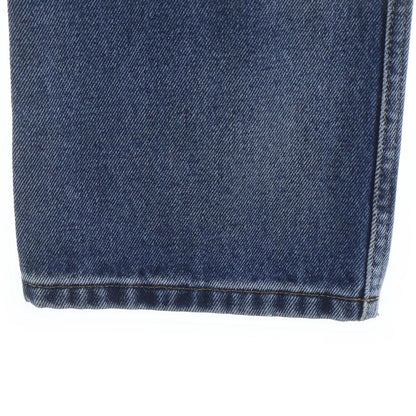Dior Regular Fit White Cotton Denim Pants Indigo — view 5