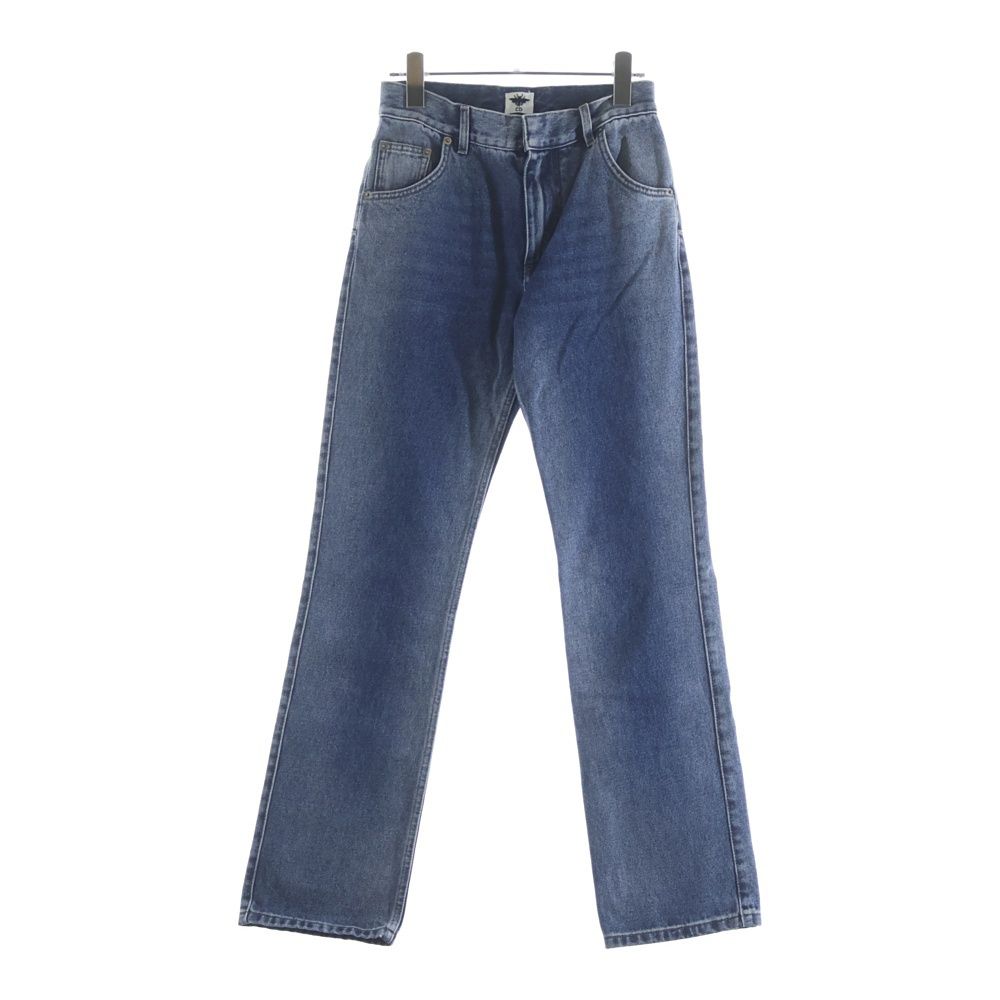 Dior Regular Fit White Cotton Denim Pants Indigo